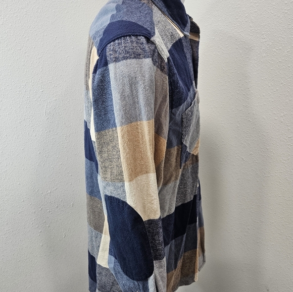 Harley-Davidson plaid men's button long-sleeve large - Picture 6 of 7